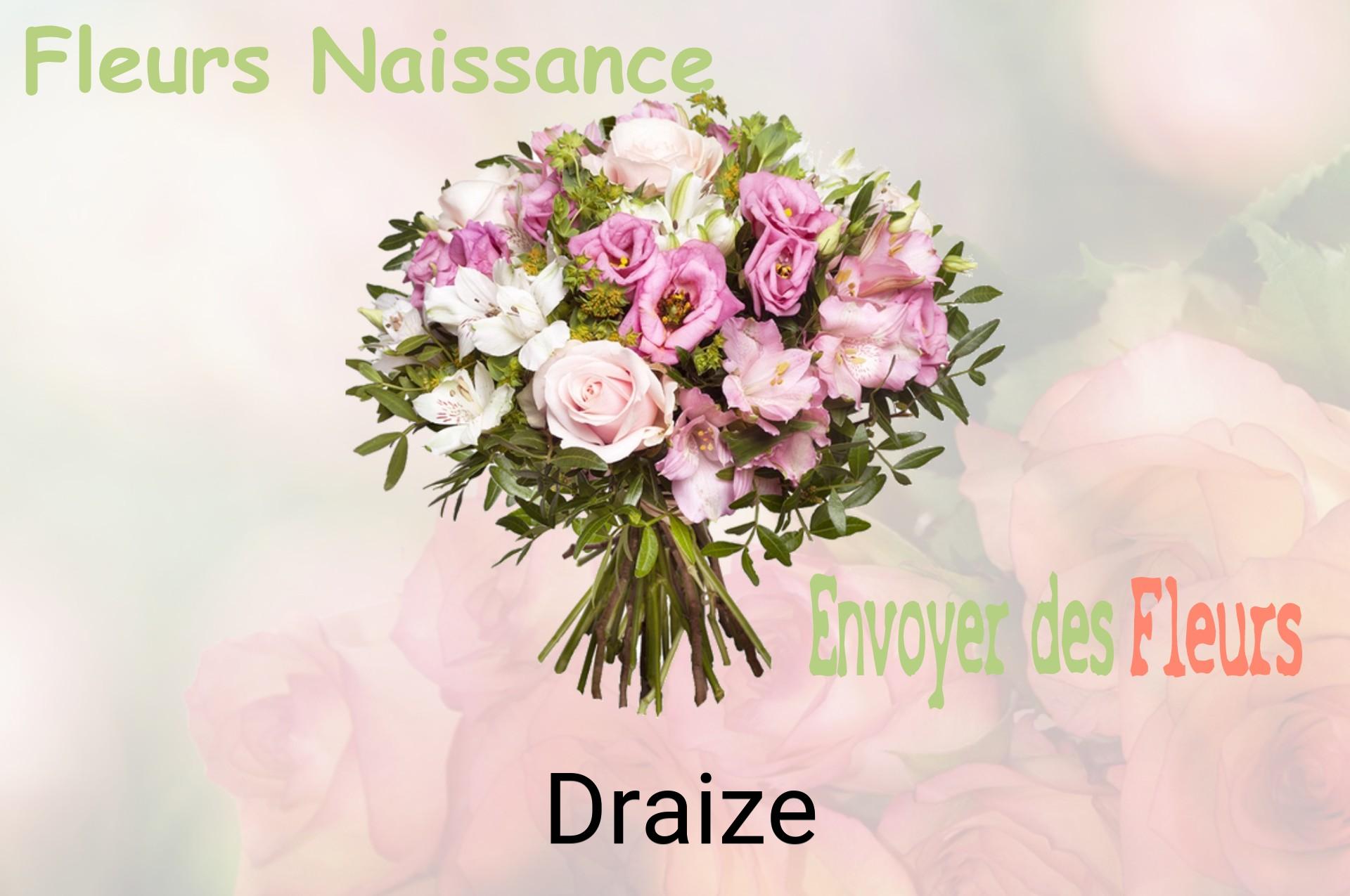 Bouquet de fleurs de naissance livré à Draize